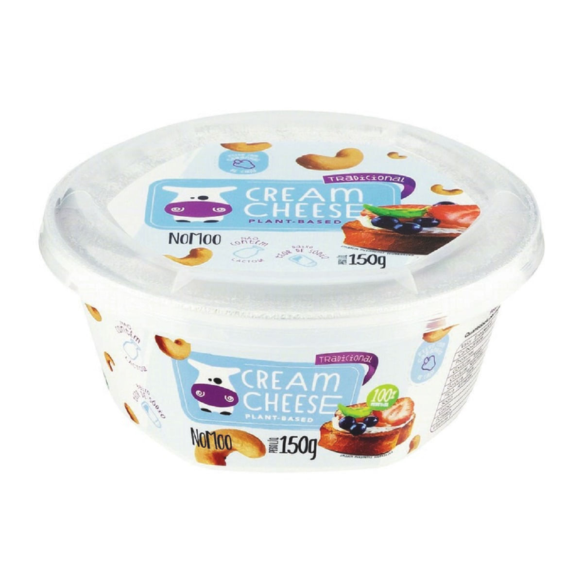 Cream Cheese Nomoo Vegano Tradicional Pote 150 g