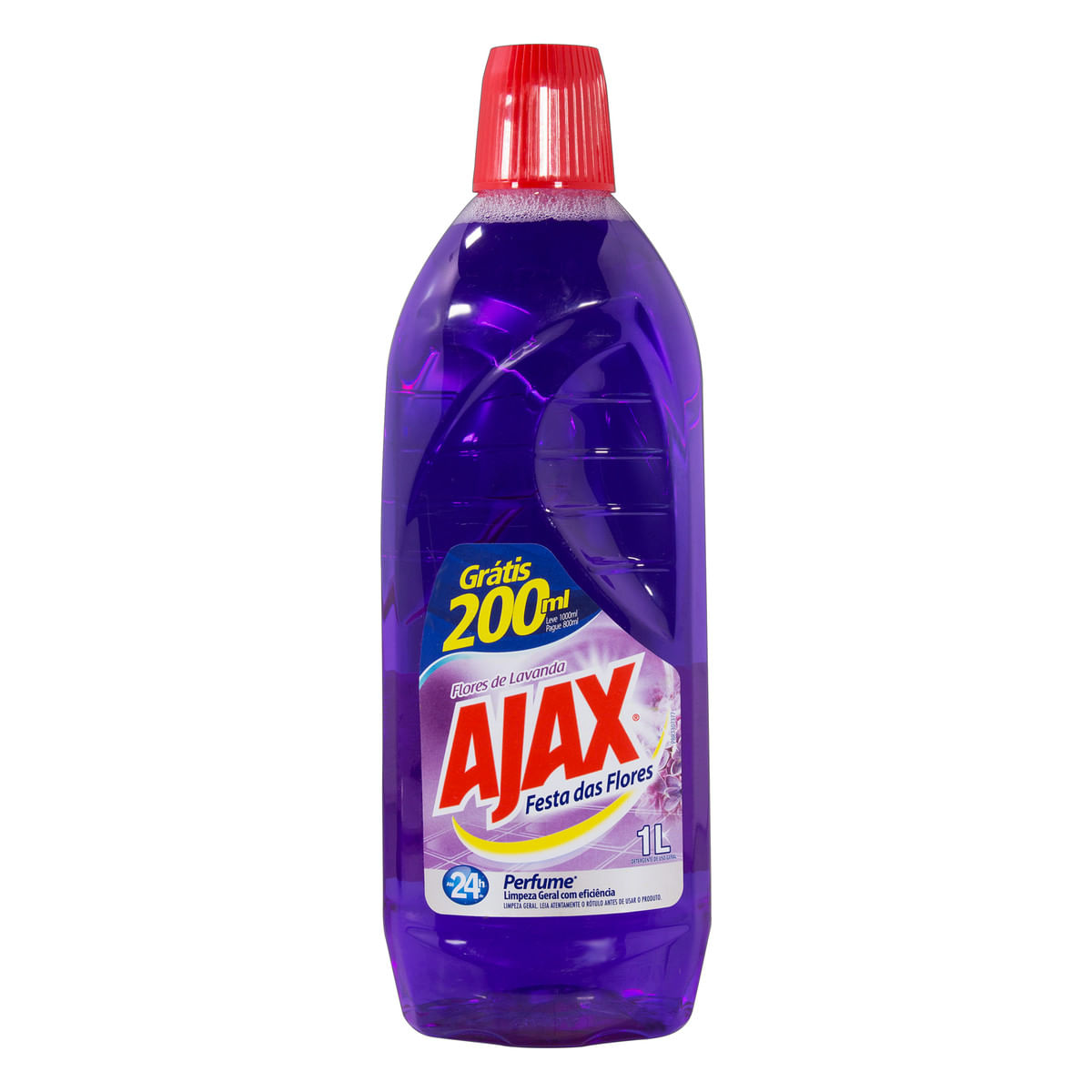 Limpador Ajax Festa das Flores Flores de Lavanda Leve 1000 ml Pague 800 ml