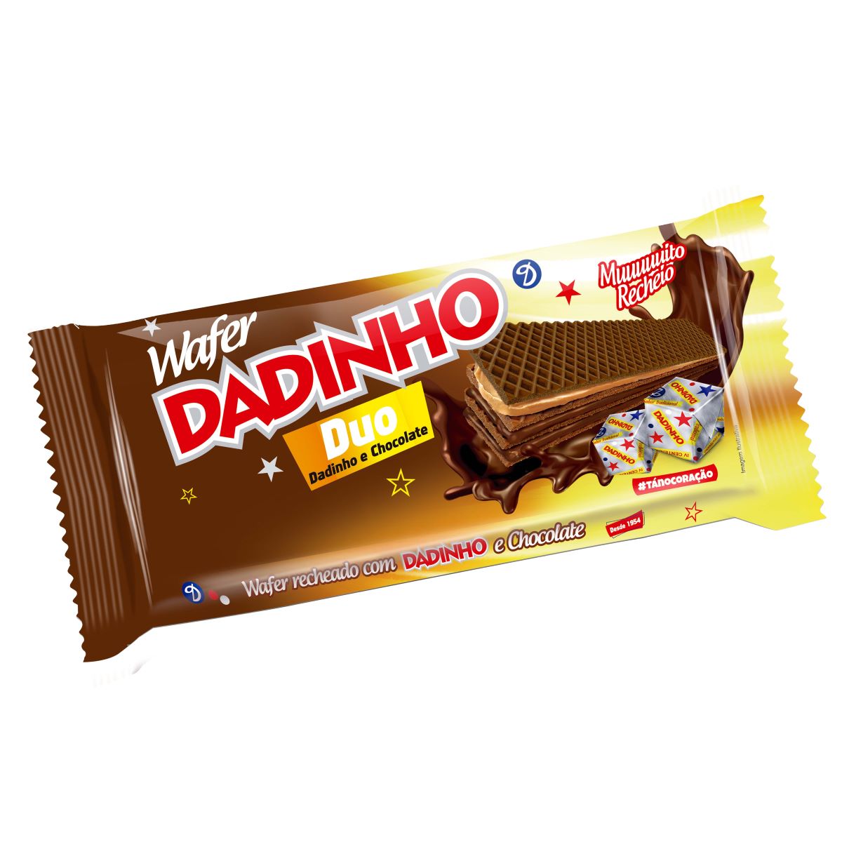 Wafer de Chocolate Dadinho Duo 90 g