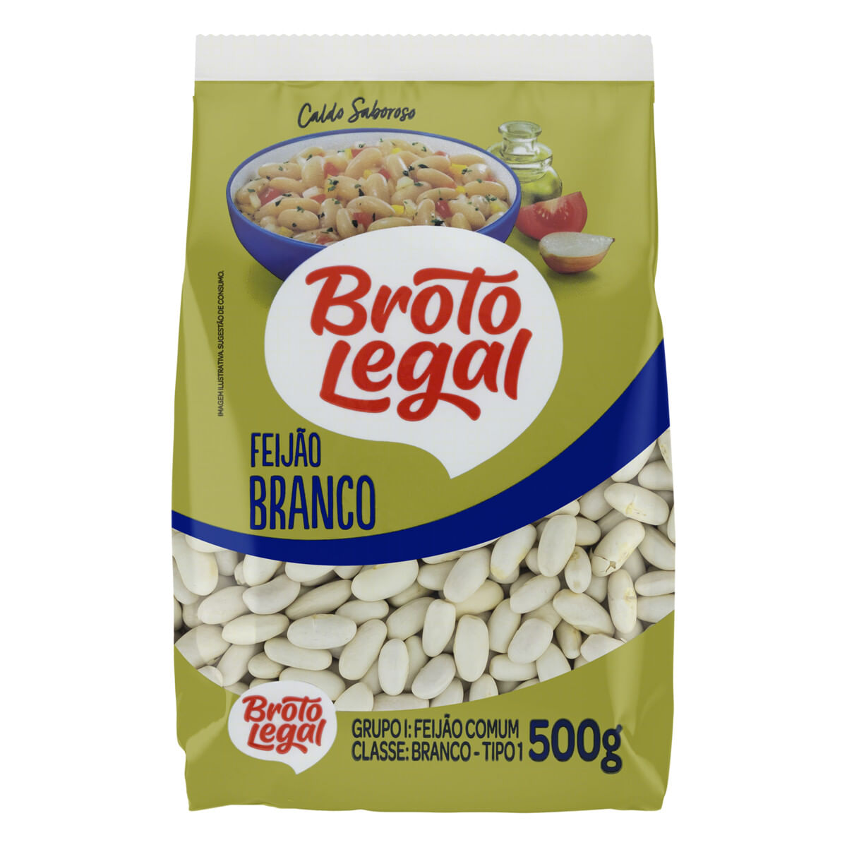 Feijão Branco Tipo 1 Broto Legal 500 g