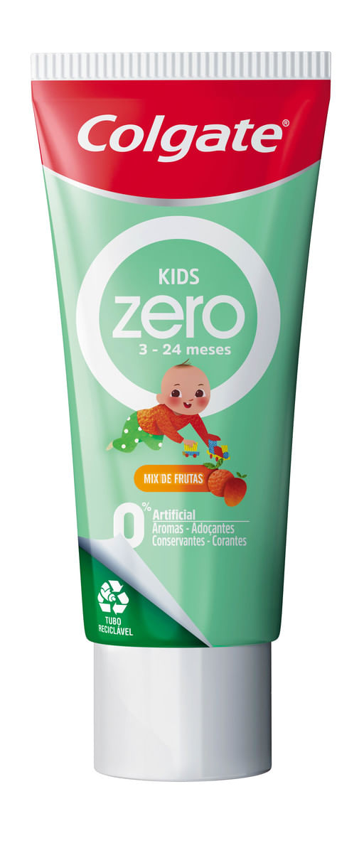 Gel Dental Colgate Zero Kids 3 a 24 meses Mix de frutas 50g