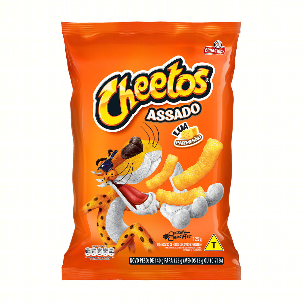 Salgadinho de Milho Elma Chips Cheetos Lua Parmesão Pacote 125 g