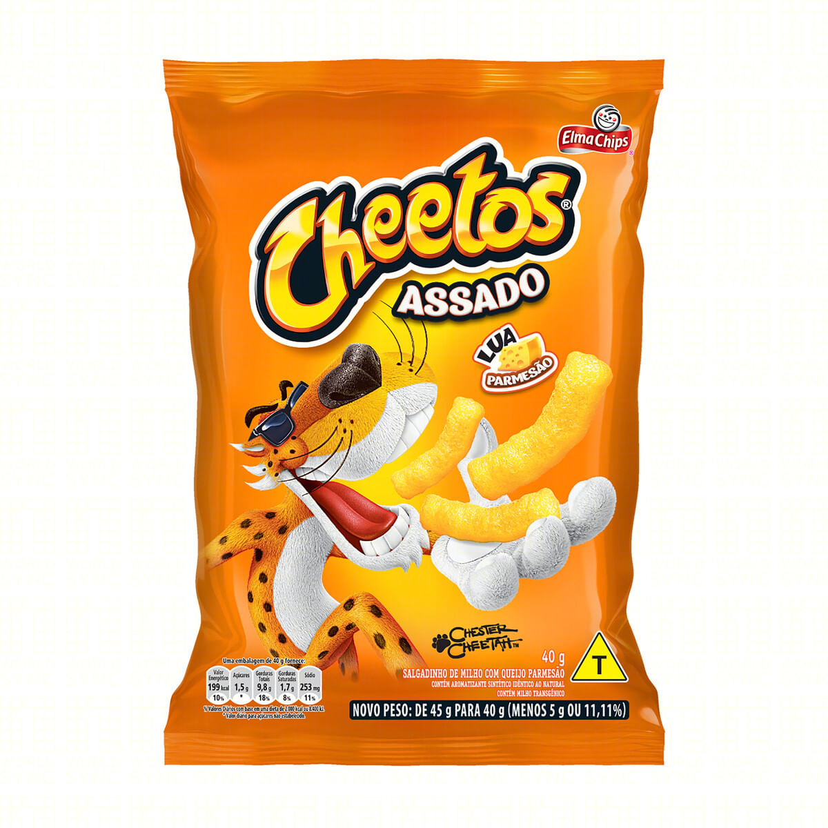 Salgadinho de Milho Lua Sabor Queijo Elma Chips Cheetos 40g