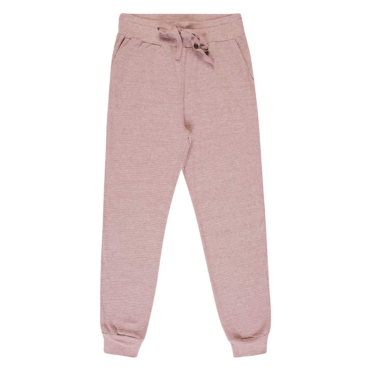 Calça Jogger Em Moletom Feminina Folha By Hering Rosa Claro P