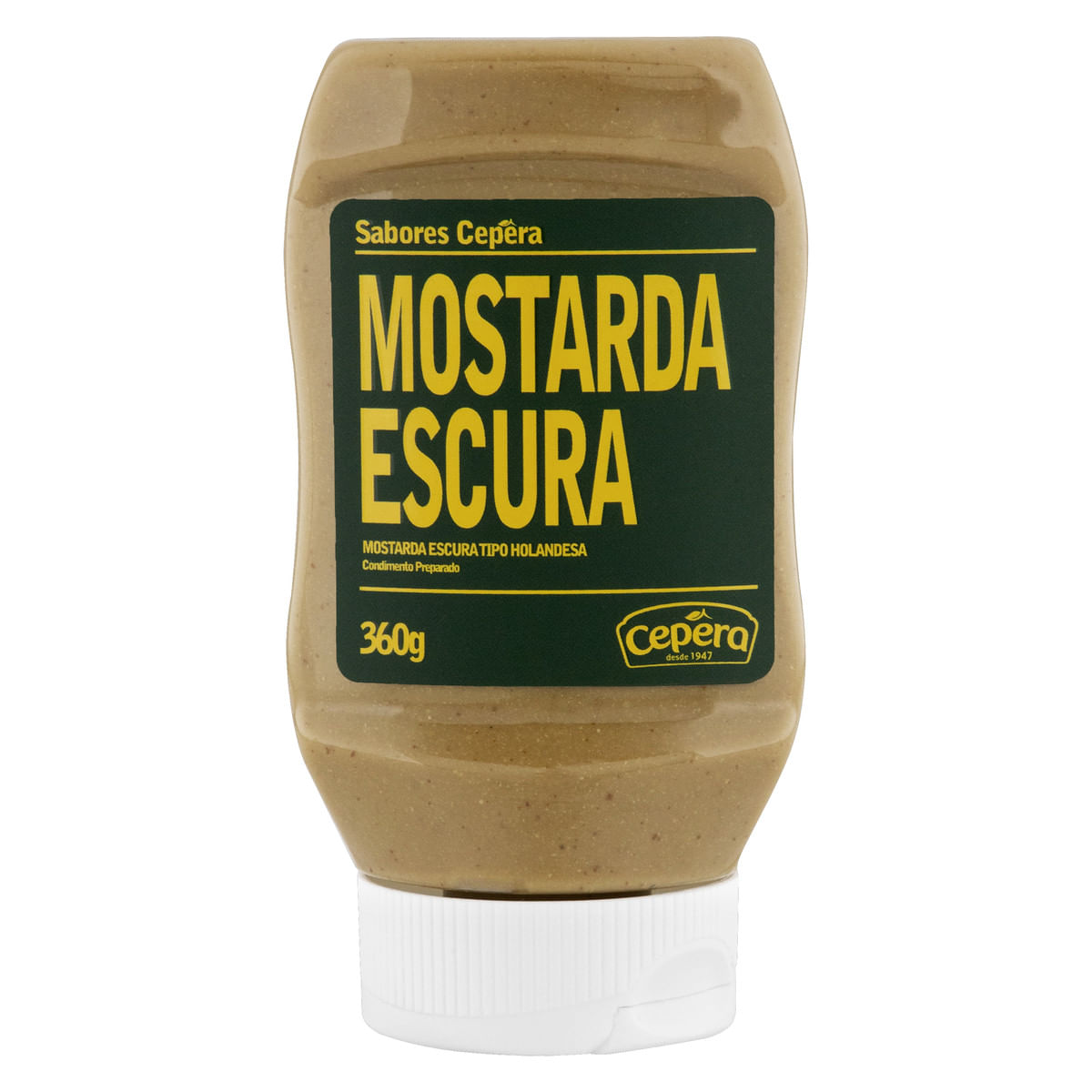 Mostarda Sabores Cepêra Escura Holandesa Squeeze 360 g