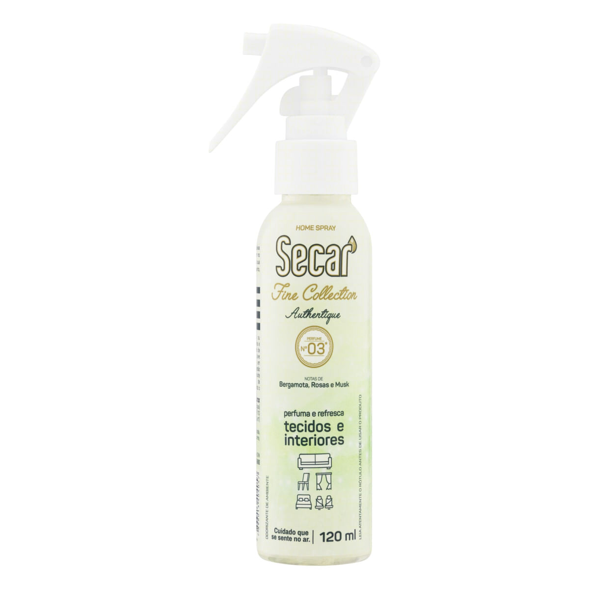 Odorizador de Ambiente Secar Spray Authentique Fine Collection Frasco 120 ml