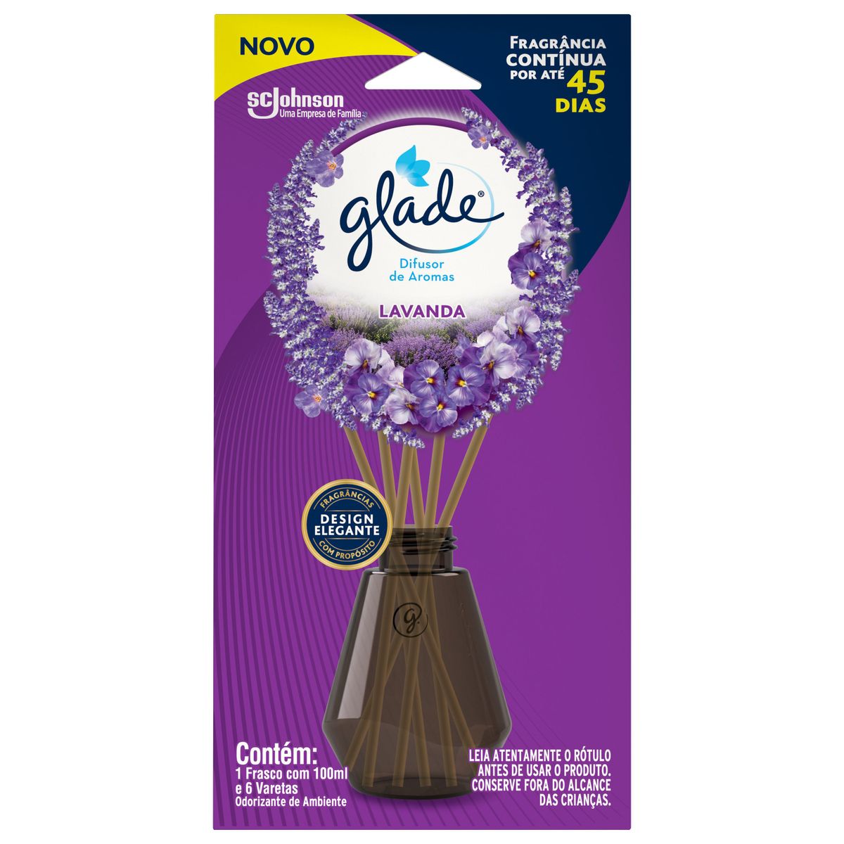 Difusor de Ambiente Glade Caixa Lavanda 100 ml