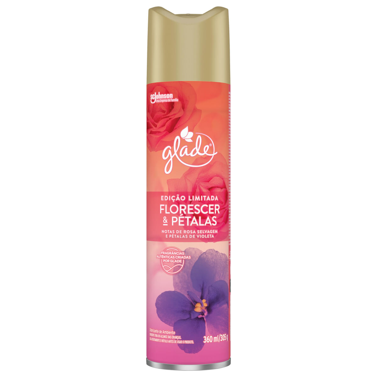 Odorizador de Ambiente Florescer &amp; Pétalas Glade Frasco 360 ml