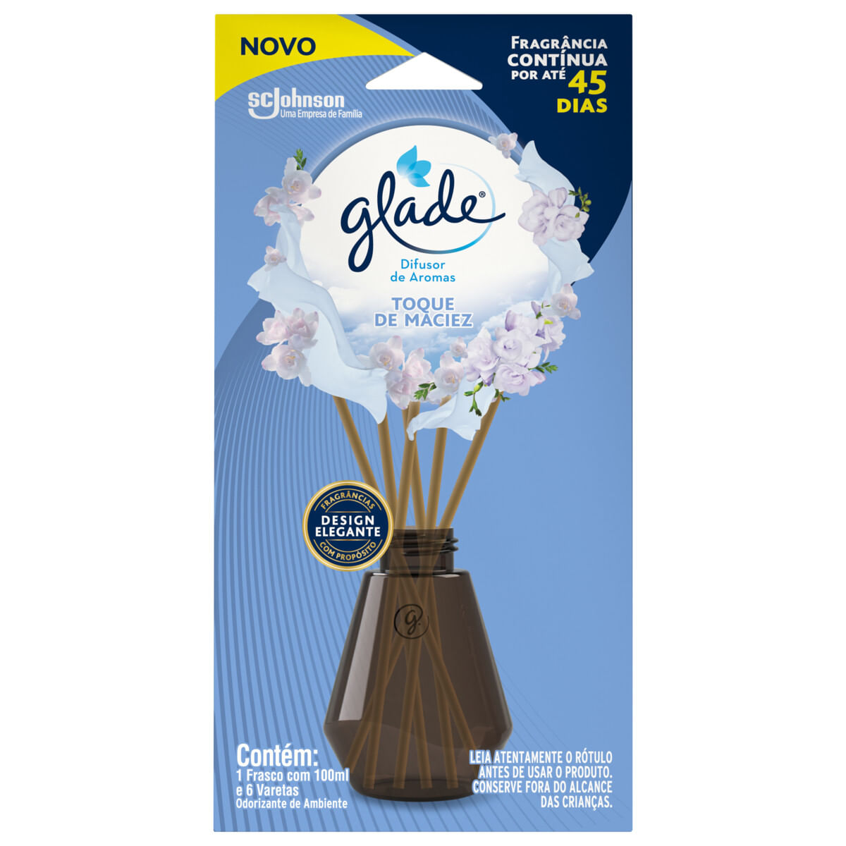 Difusor de Ambiente Glade Caixa Toque de Maciez 100 ml