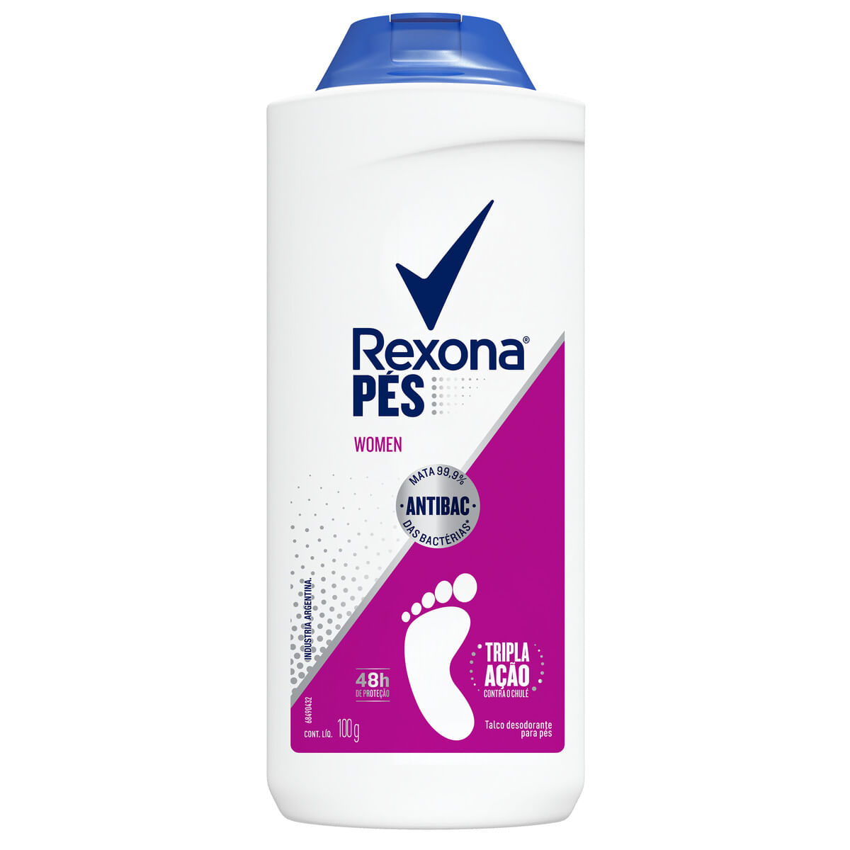 Talco Desodorante para os Pés Rexona Women 100 g