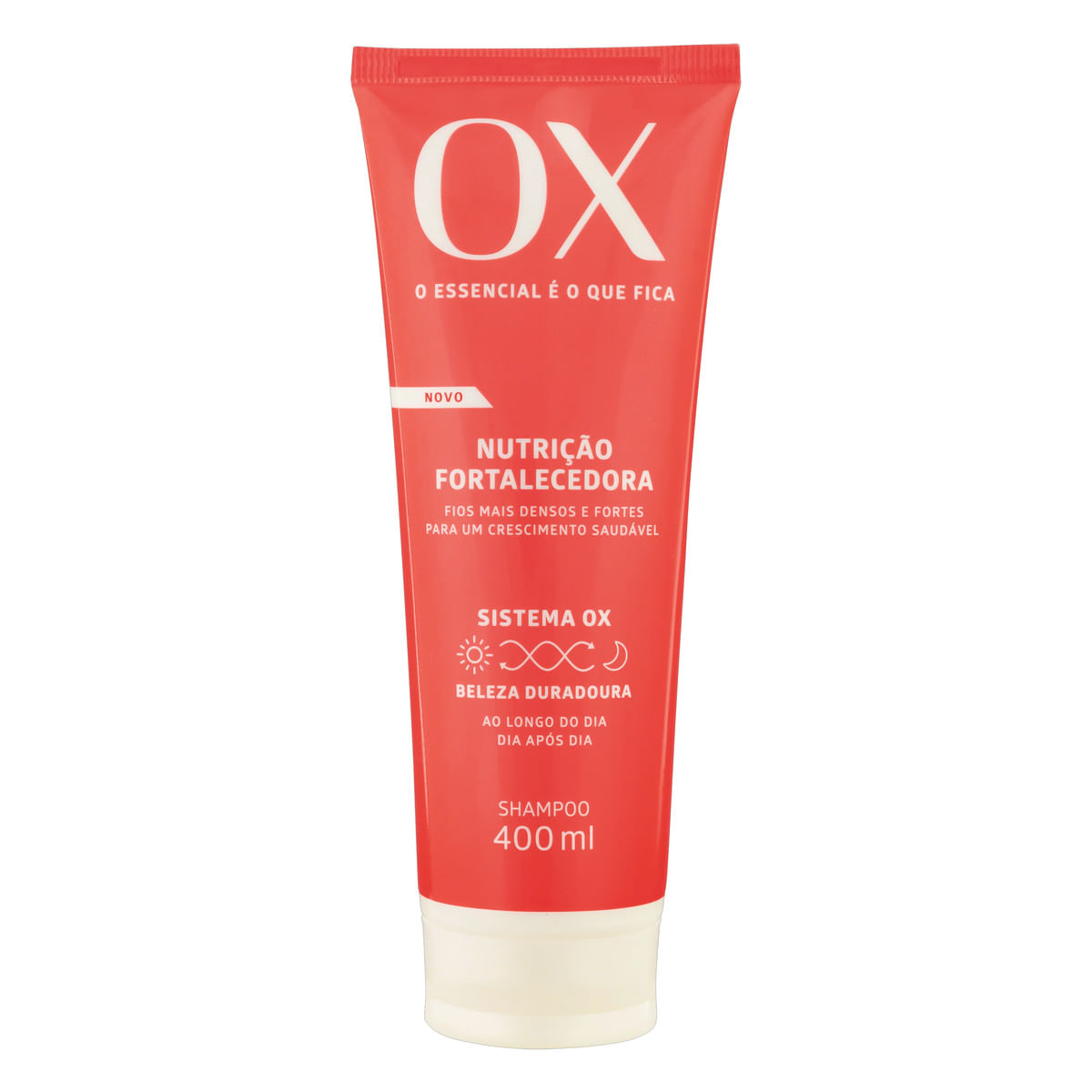 Shampoo OX Cosméticos Nutrição Fortalecedora Bisnaga 400 ml