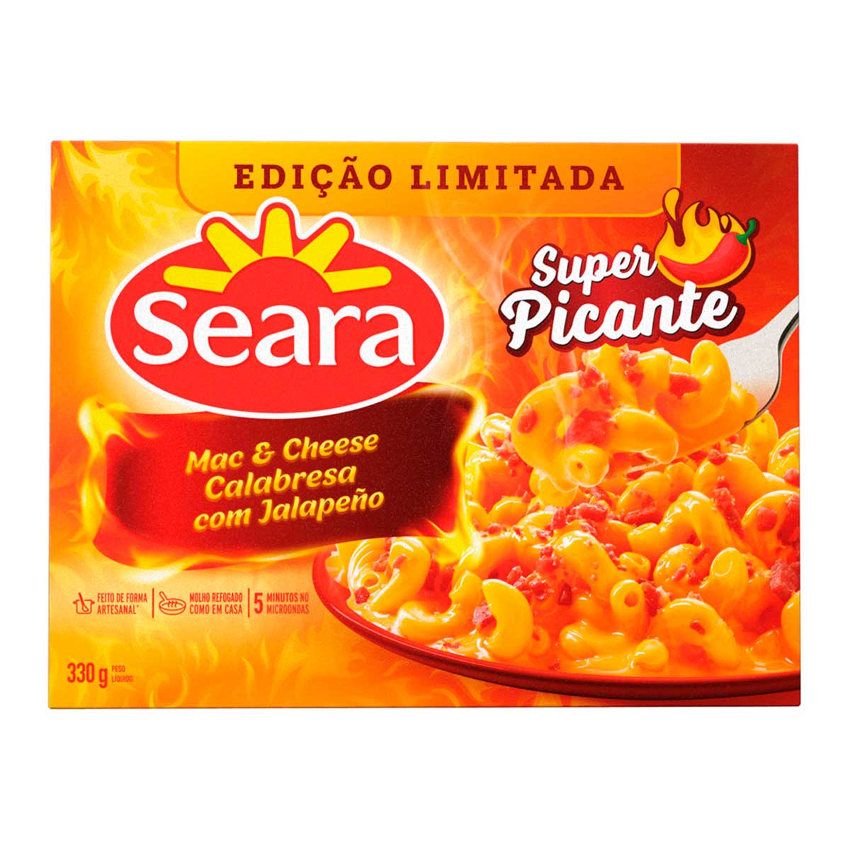 Mac&amp;Cheese Apimentado Seara 330 g