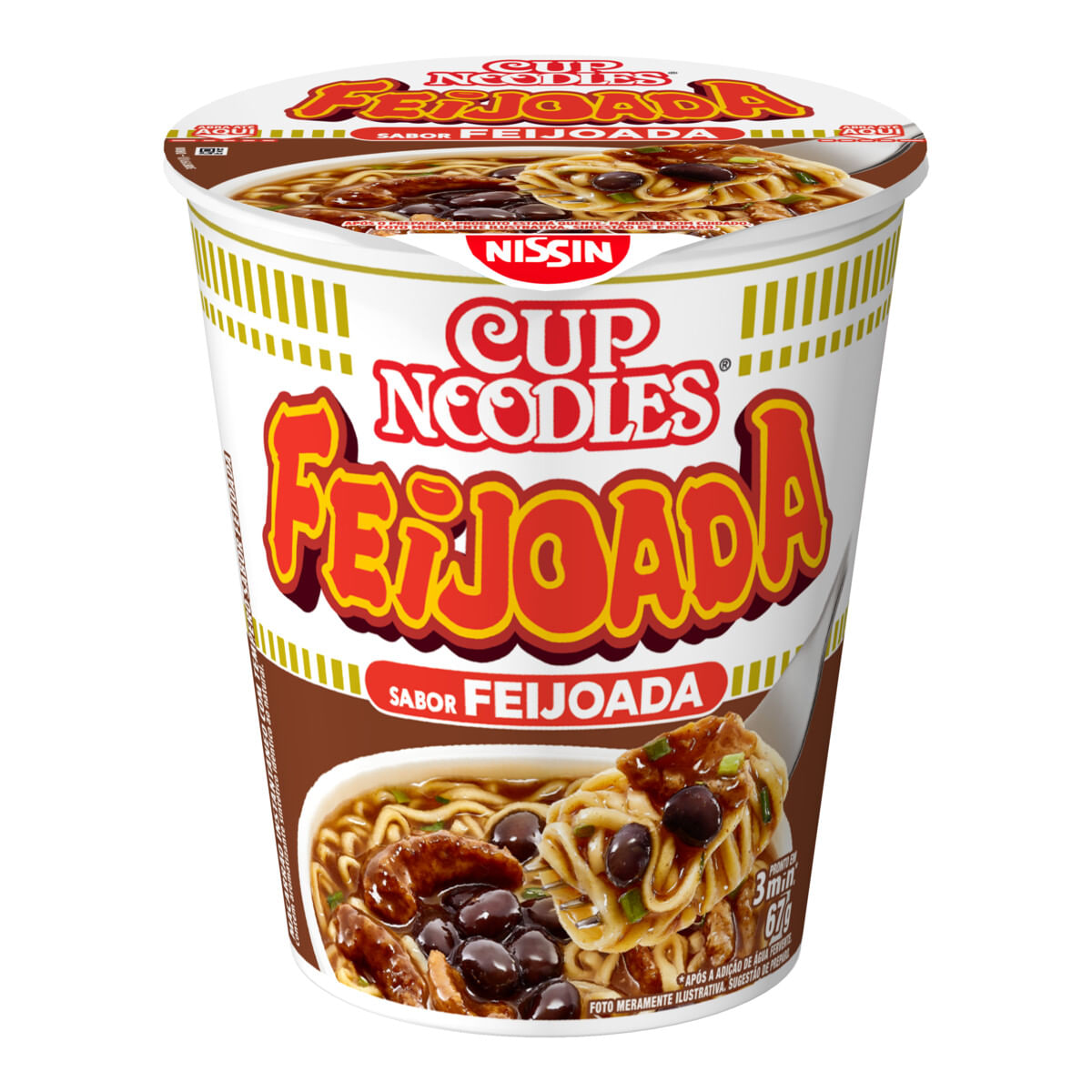 Macarrão Instantâneo Cup Noodles Feijoada 67 g