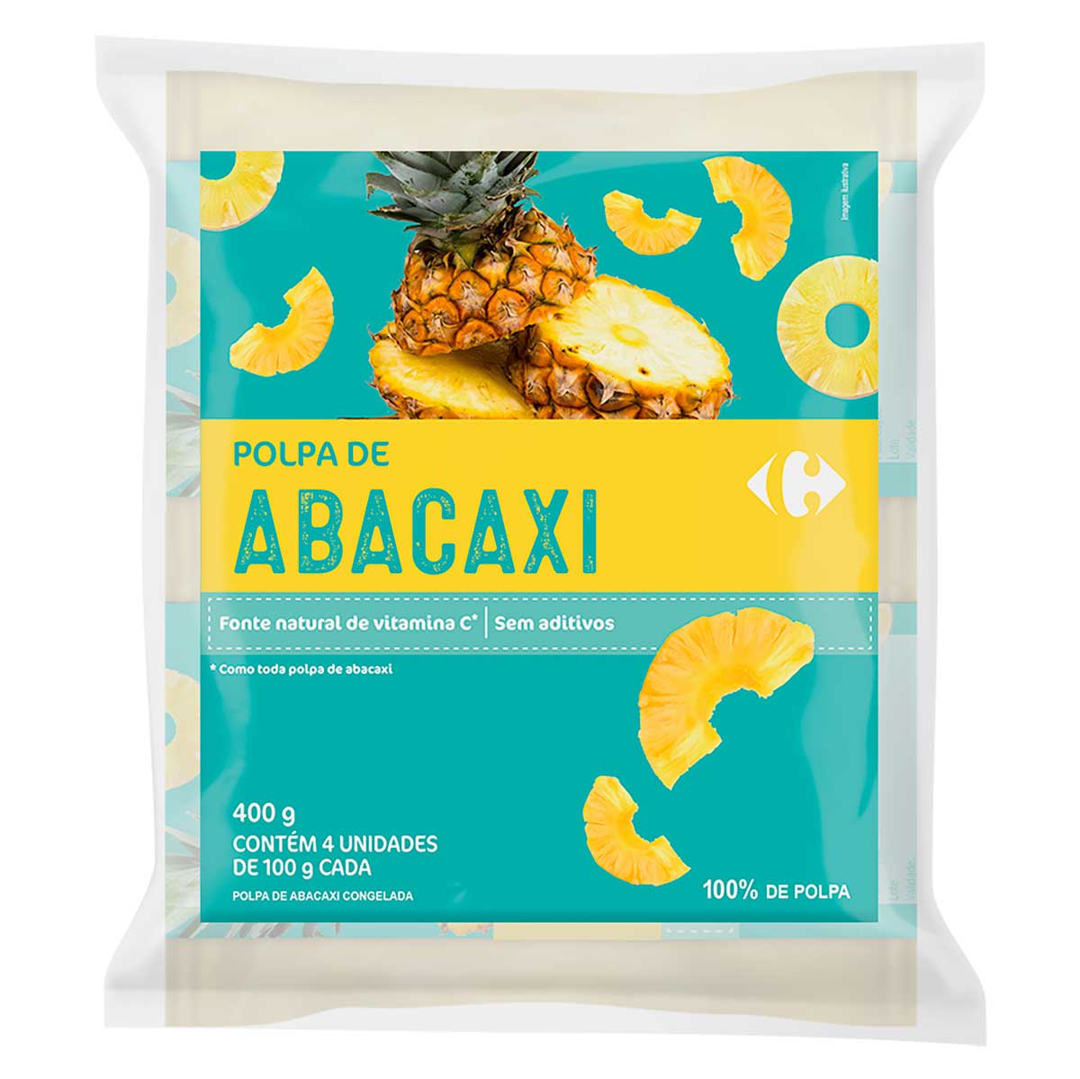 Polpa de Abacaxi Carrefour 400g