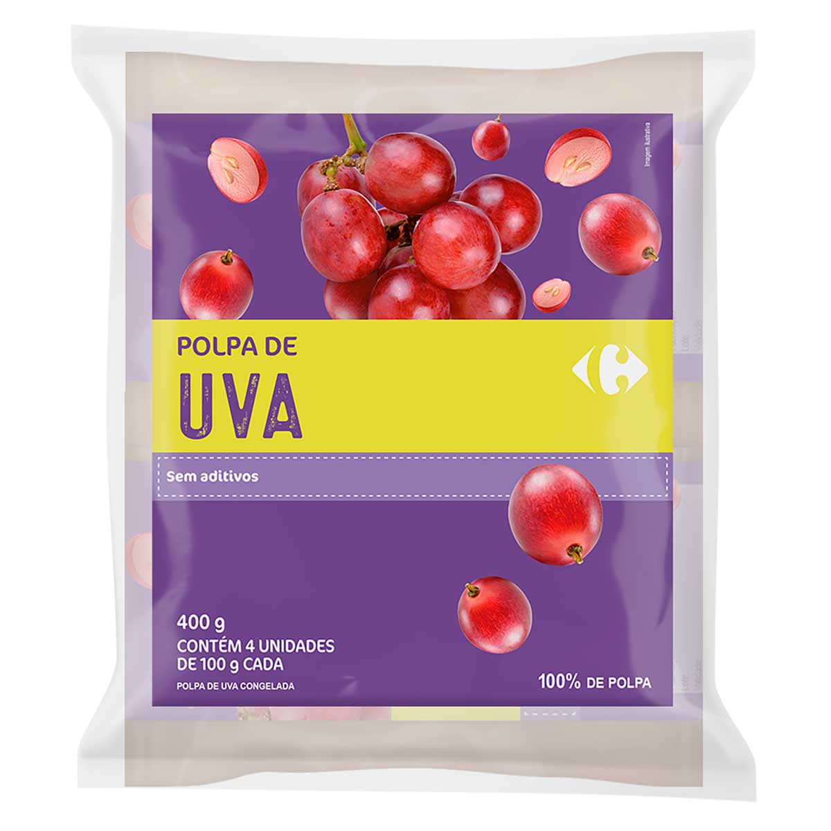 Polpa de Uva Carrefour 400g