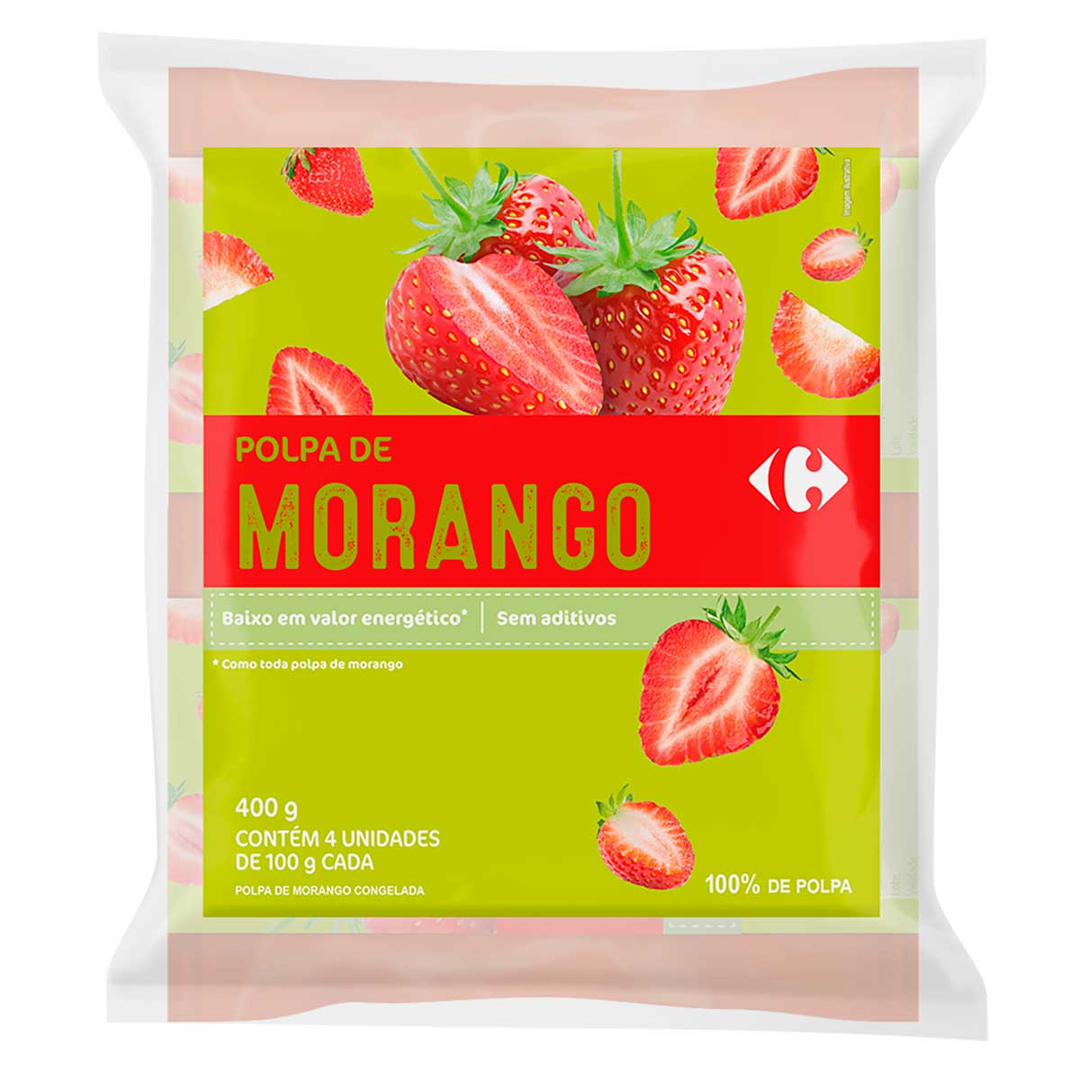 Polpa de Morango Carrefour 400g