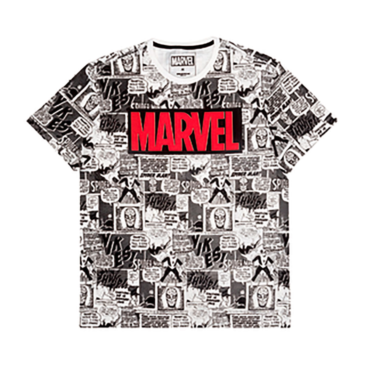 Camiseta Masculina Tradicional Marvel Full Print M Algodão Lapin