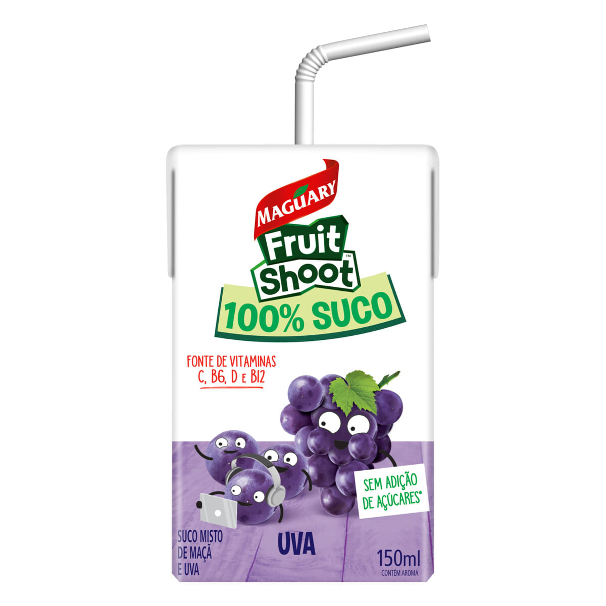 Suco Uva Maguary Fruit Shoot Caixa 150 ml