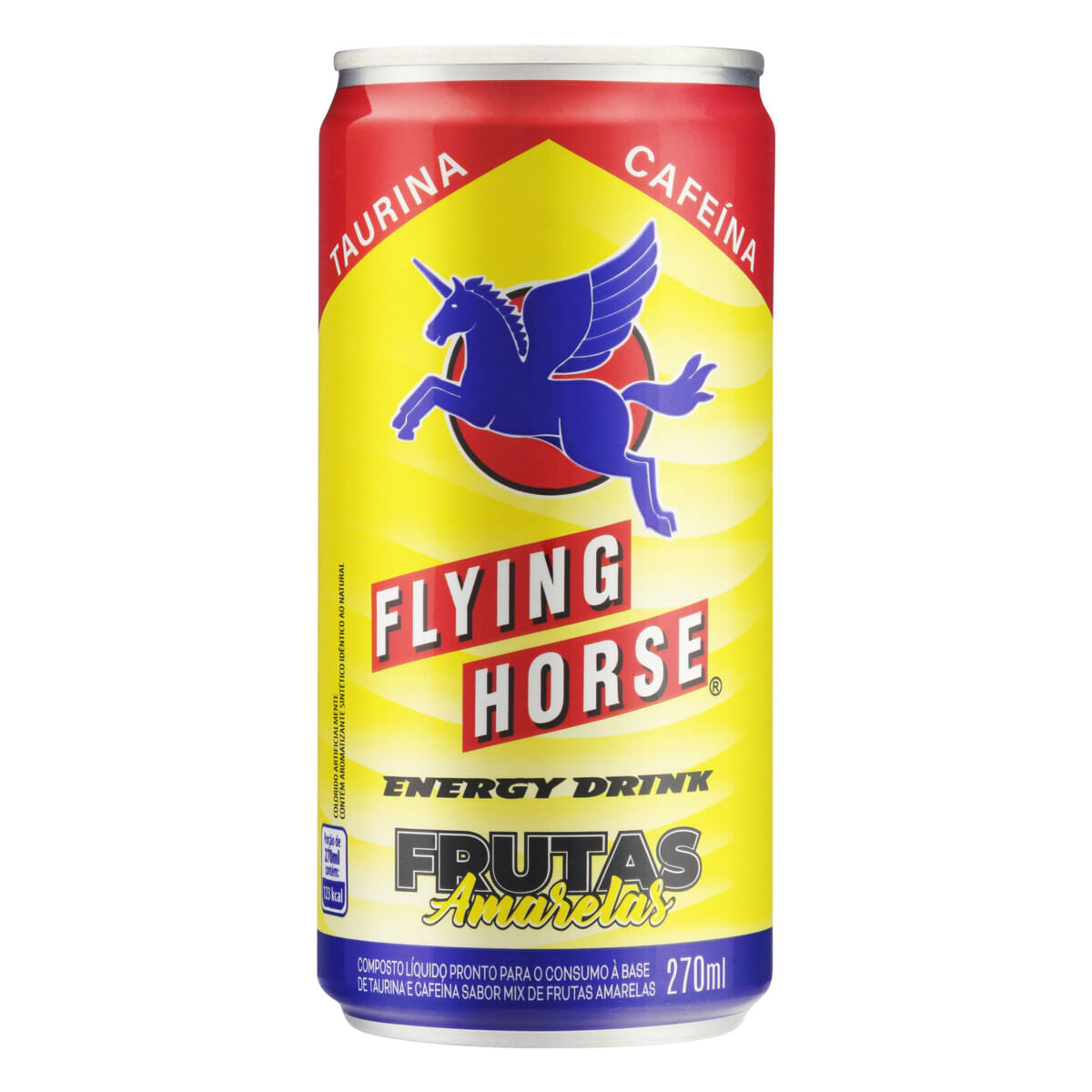 Energético Frutas Amarelas Flying Horse Lata 270 ml