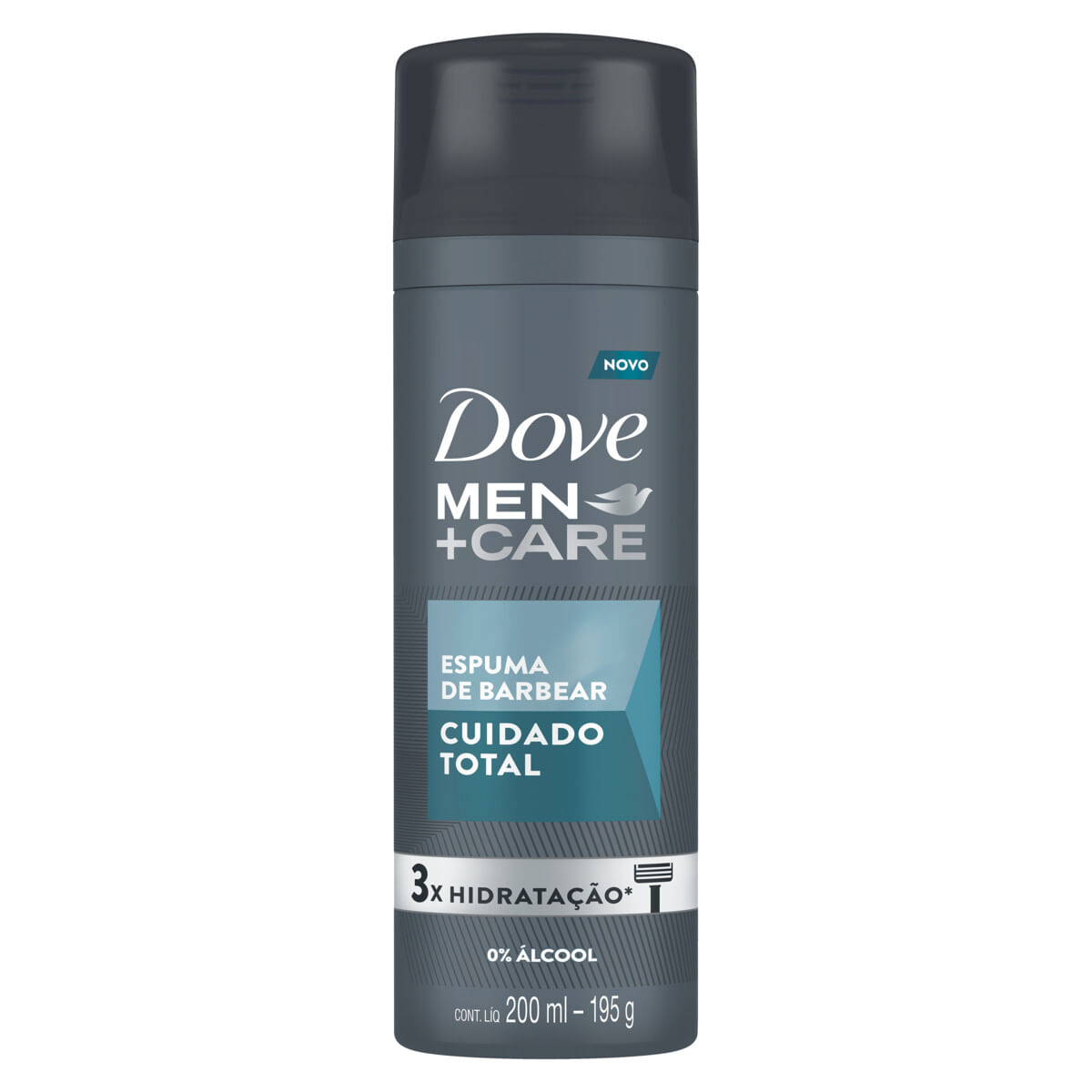 Espuma de Barbear Dove Men+Care Barba Cuidado Total 200 ml