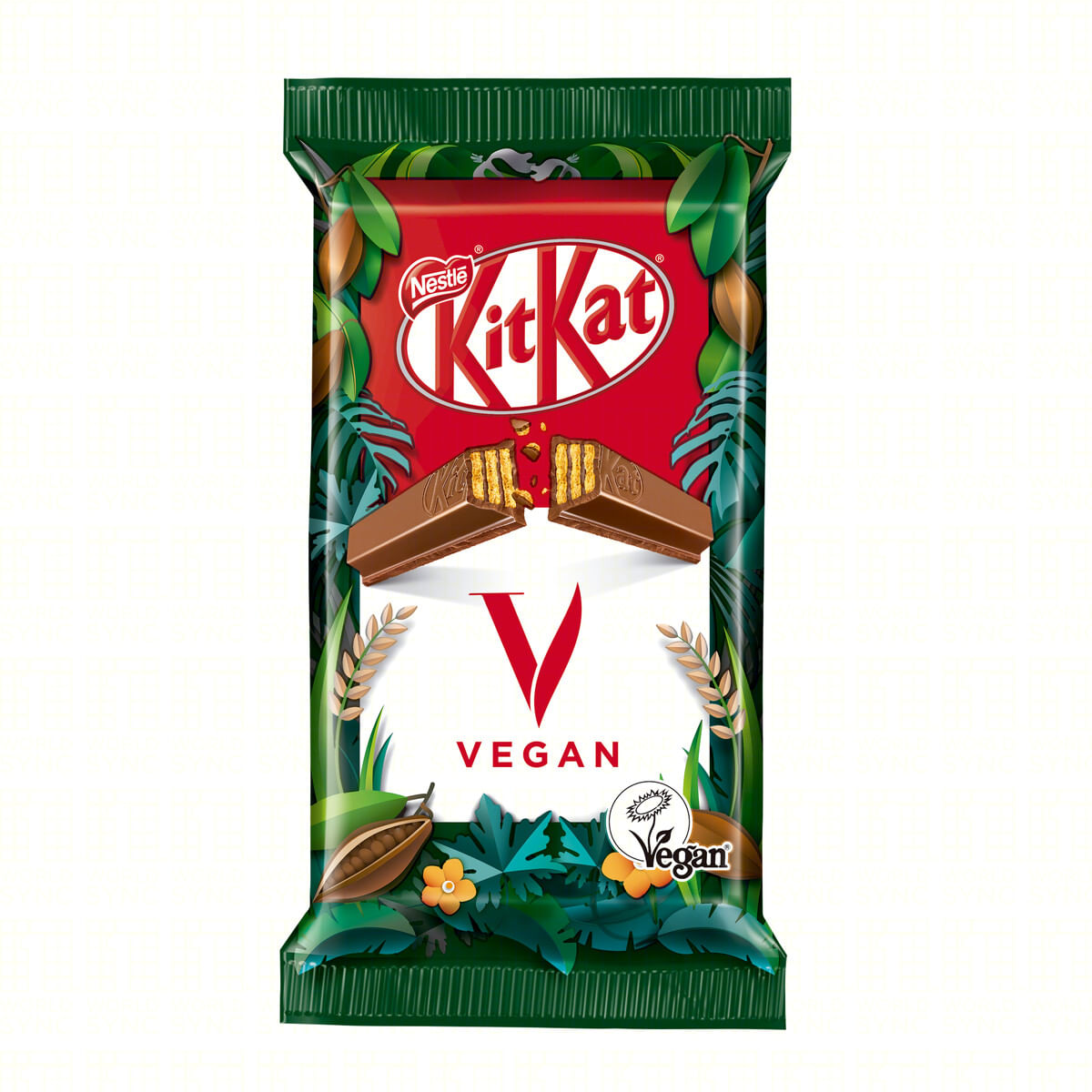 Wafer Vegano Recheio e Cobertura de Chocolate Kit Kat Pacote 41,5 g