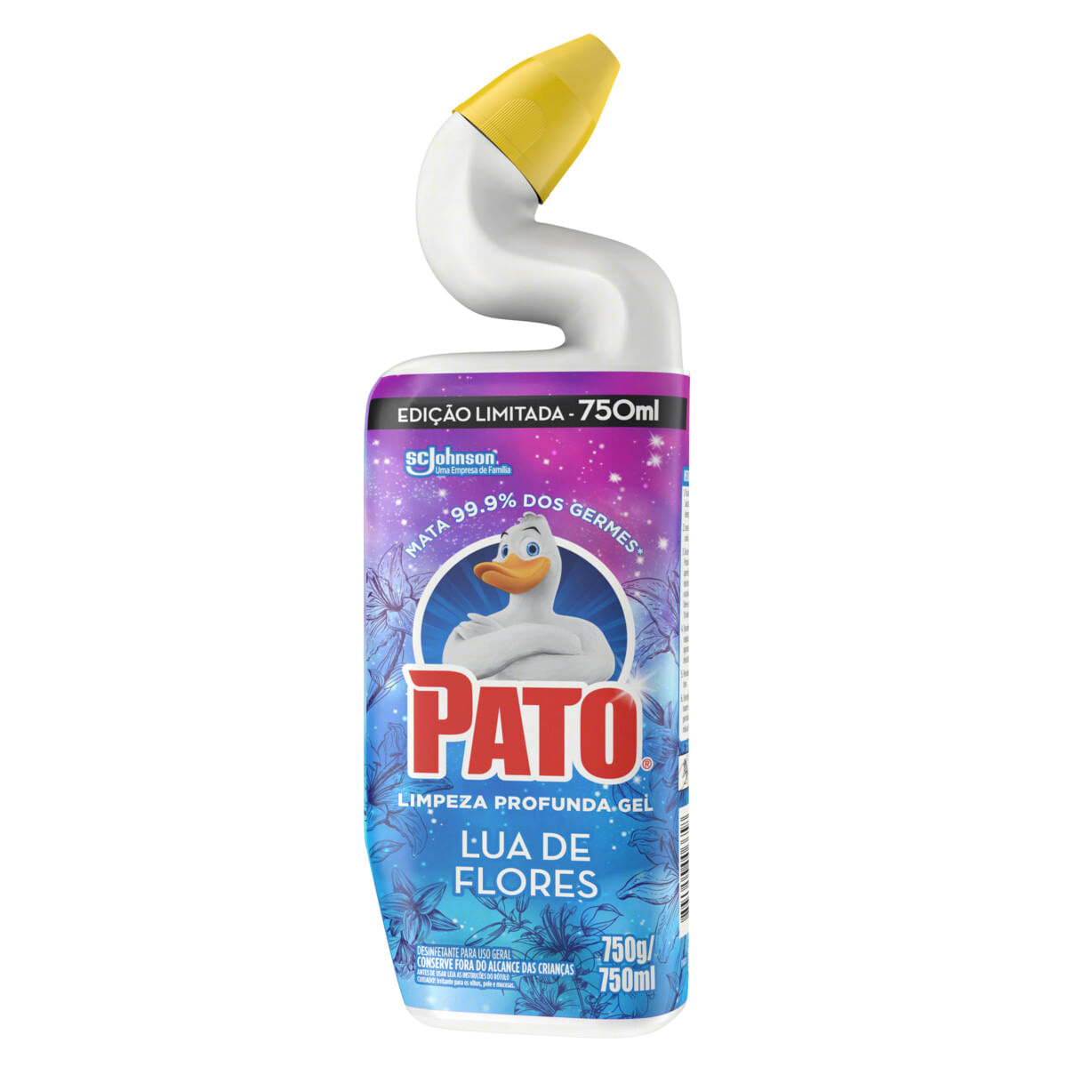 Desinfetante Uso Geral Lua de Flores Pato Squeeze 750 ml