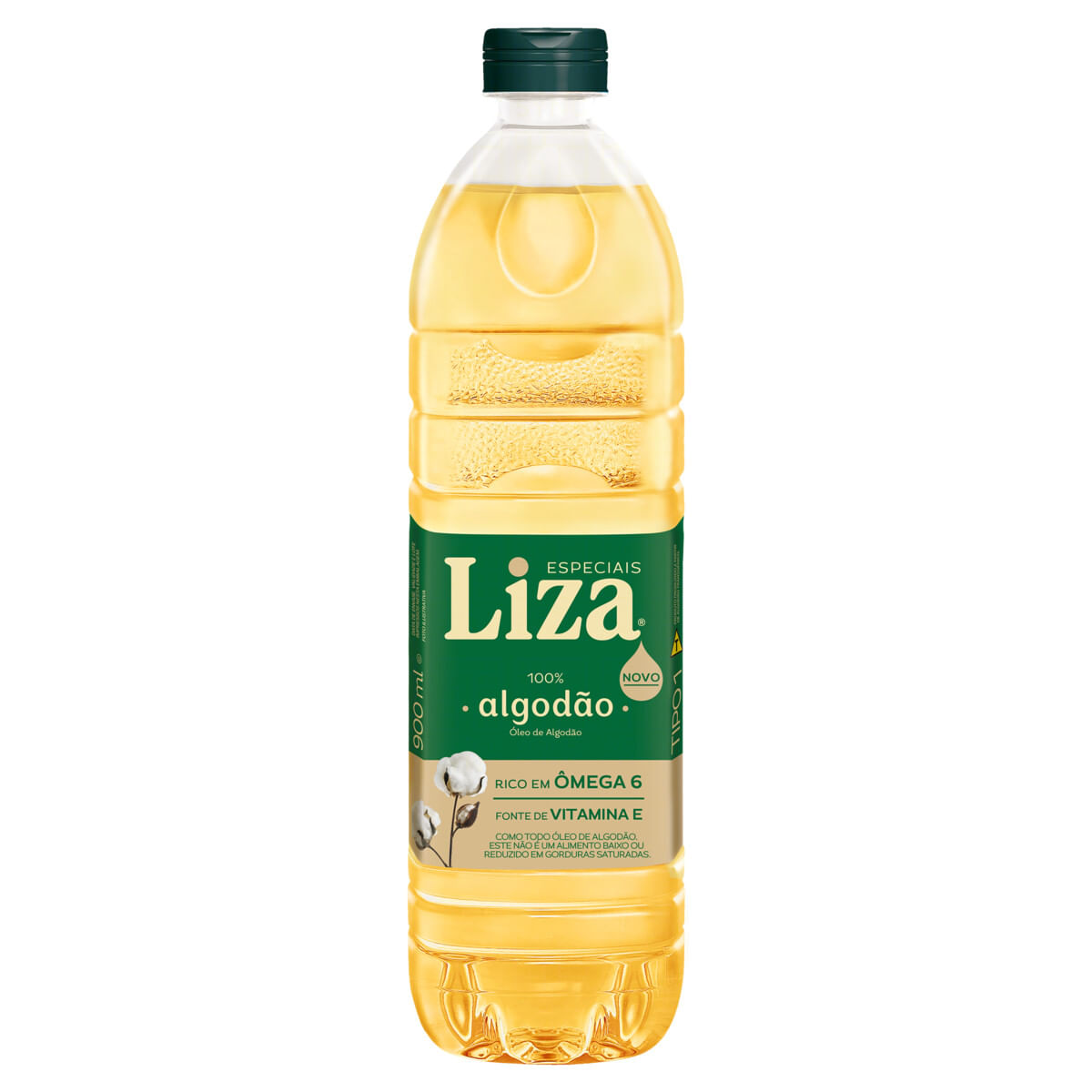 Óleo de Algodão Tipo 1 Liza Especiais Garrafa 900 ml