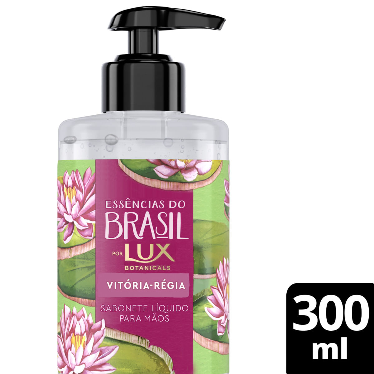 Sabonete Líquido para as Mãos Lux Botanicals Essências do Brasil Vitória-Régia 300 ml