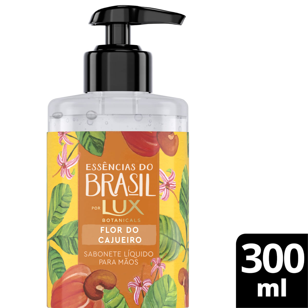 Sabonete Líquido para as Mãos Lux Botanicals Essências do Brasil Flor do Cajueiro 300 ml