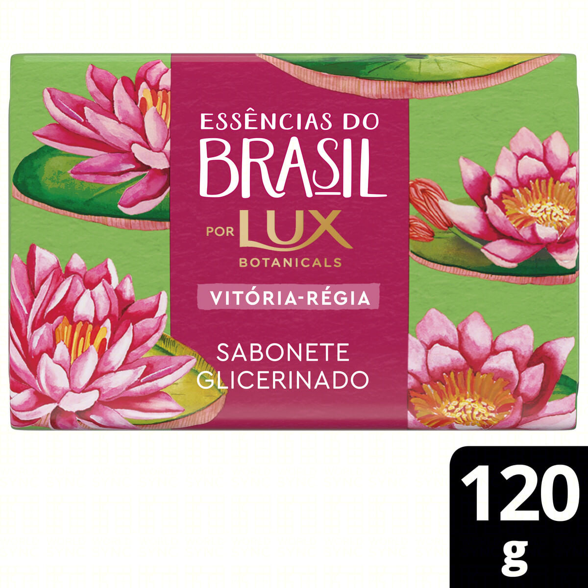 Sabonete Glicerinado Lux Botanicals Essências do Brasil Vitória-Régia 120 g