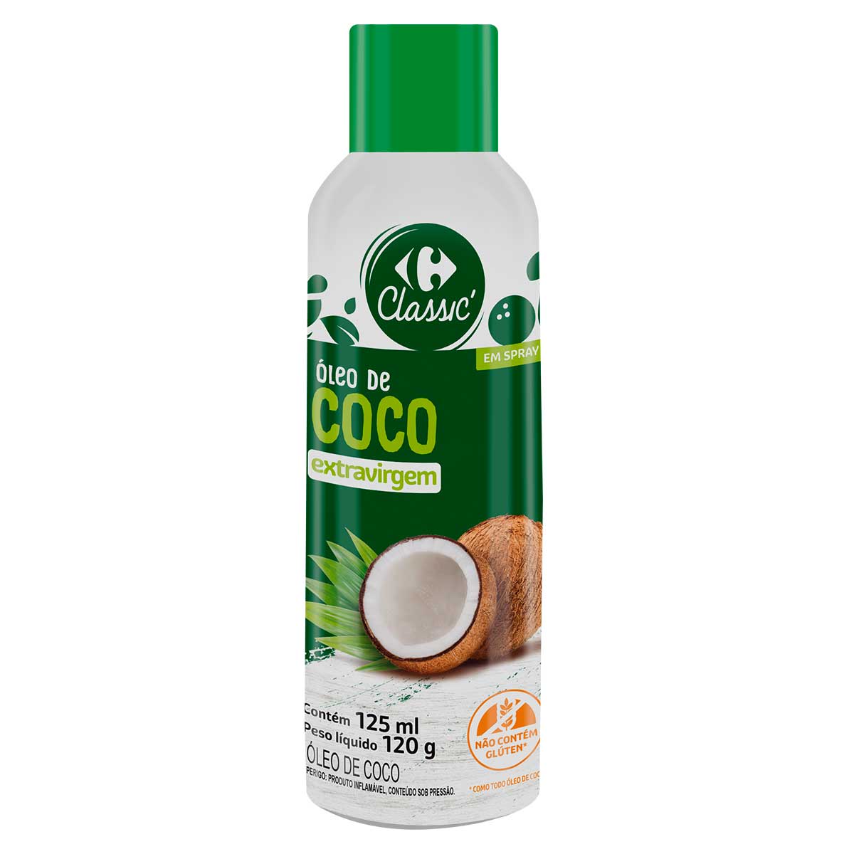 Óleo de Coco Spray Carrefour 125 ml