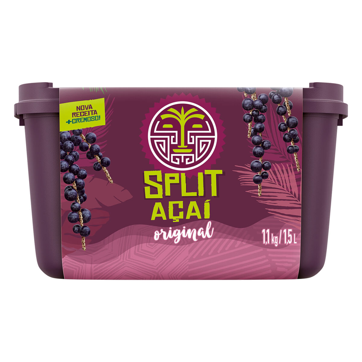 Sorvete Original Split Açaí Pote 1,5 L