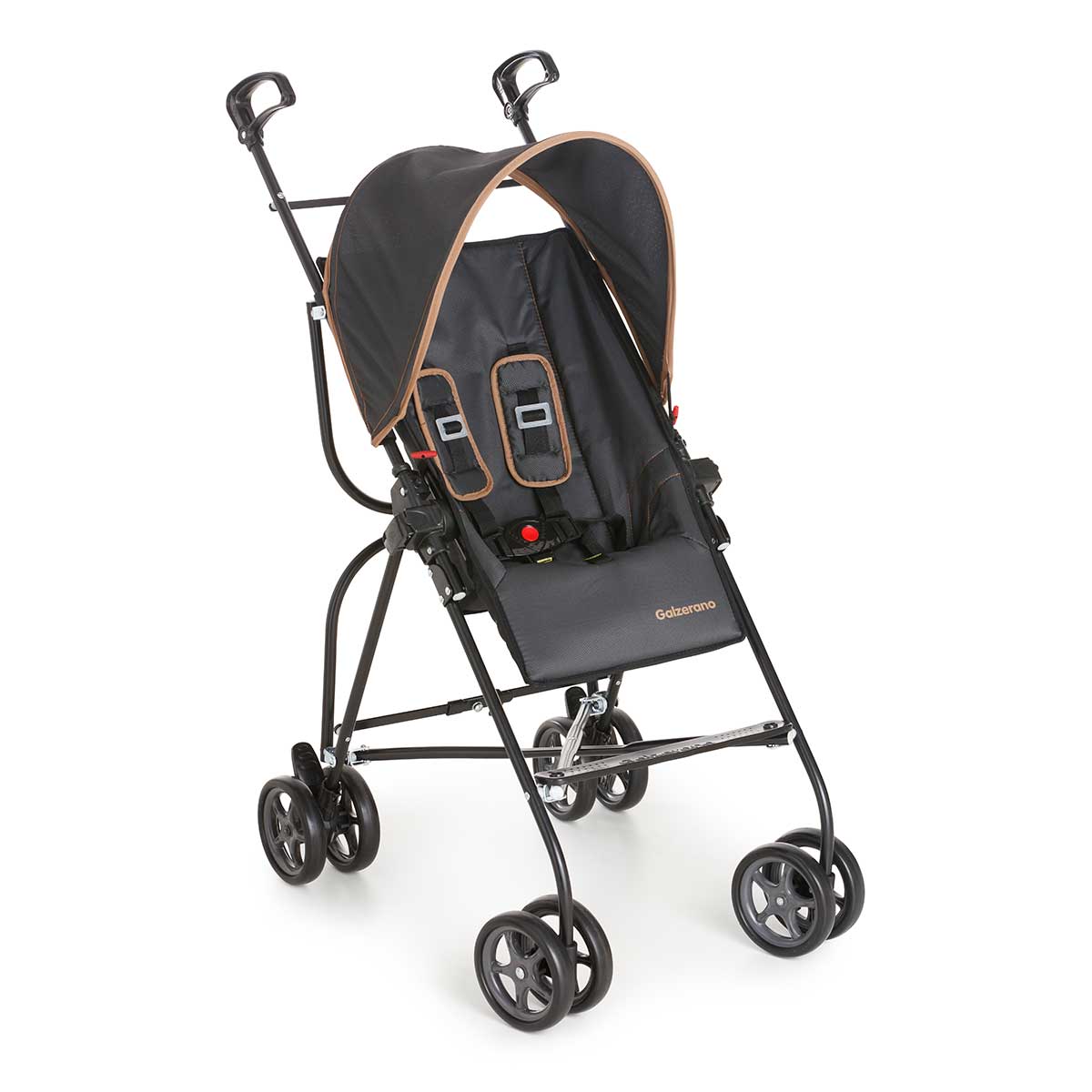 Carrinho Capri Travel System Onix Caramelo Galzerano