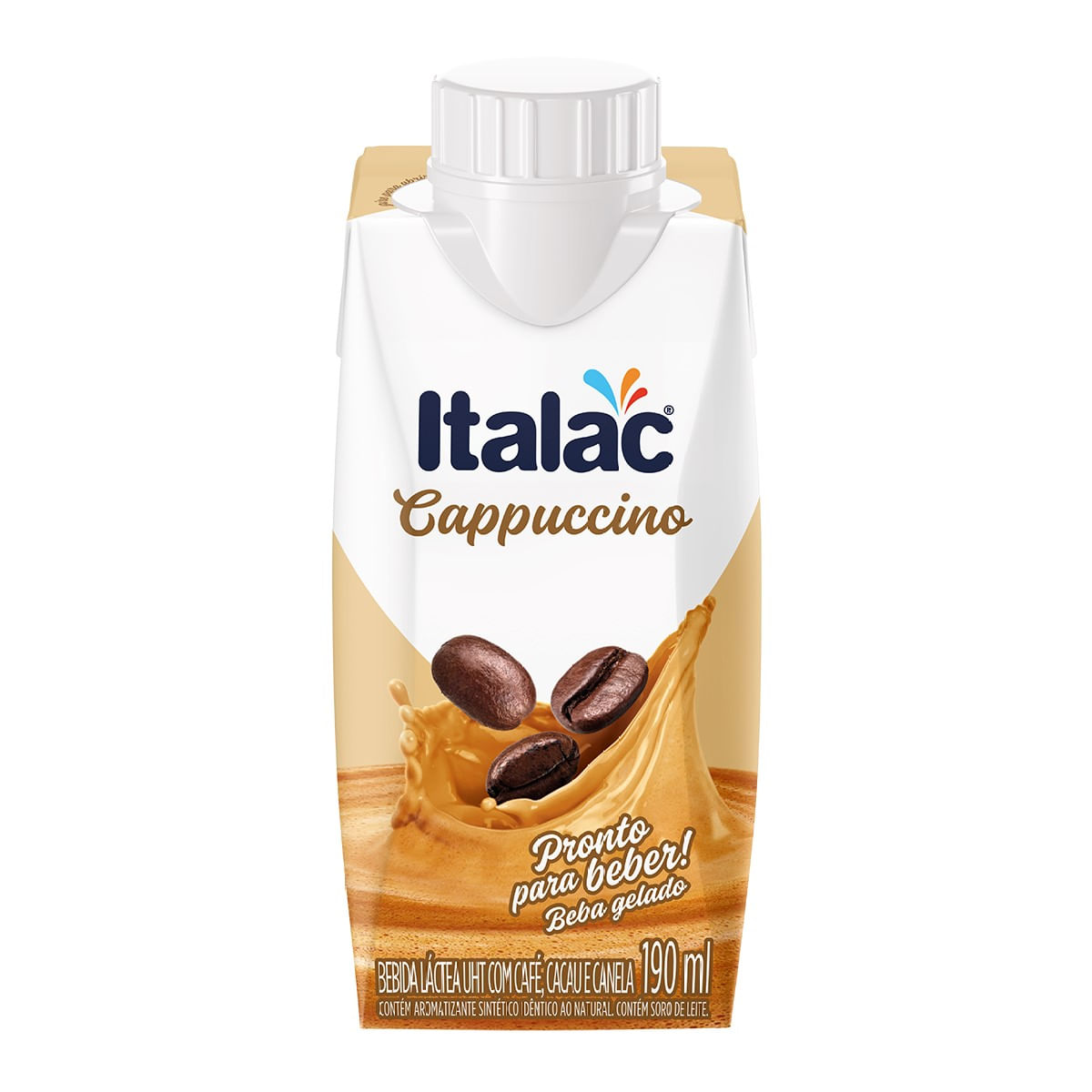 Bebida Láctea UHT Cappuccino Italac 190 ml