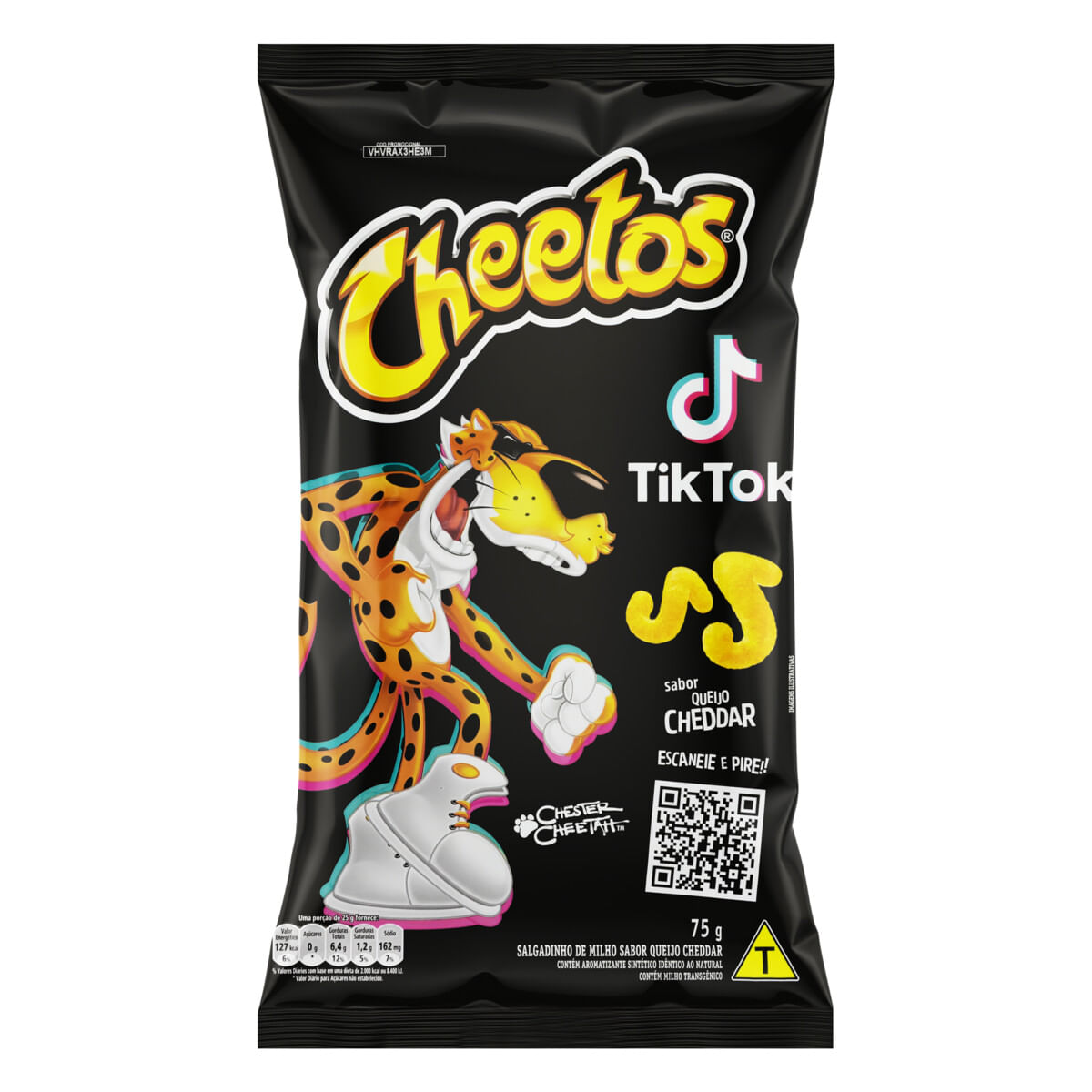 Salgadinho de Milho Queijo Cheddar Cheetos TikTok 75 g