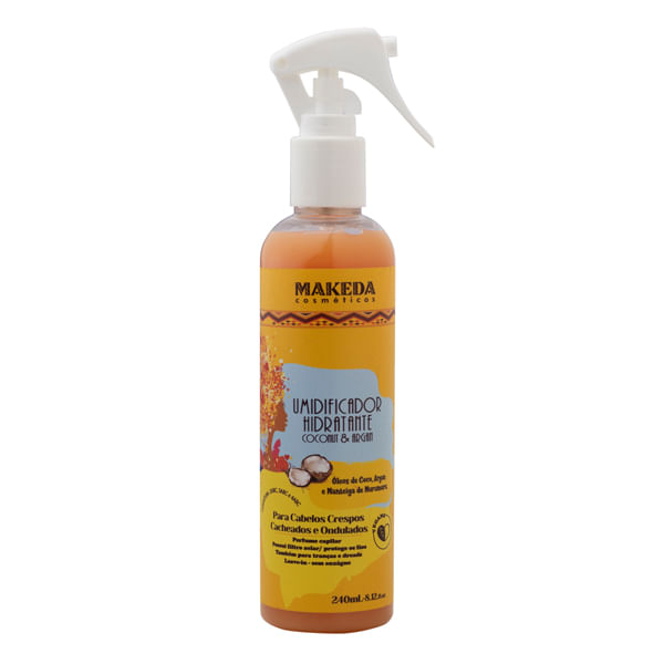 Umidificador Hidratante Argan Makeda 240ml