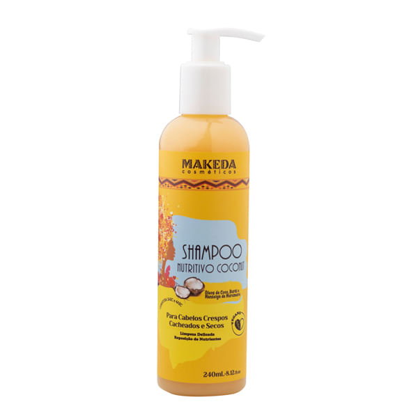 Shampoo Nutritivo Coconut Makeda 240ml