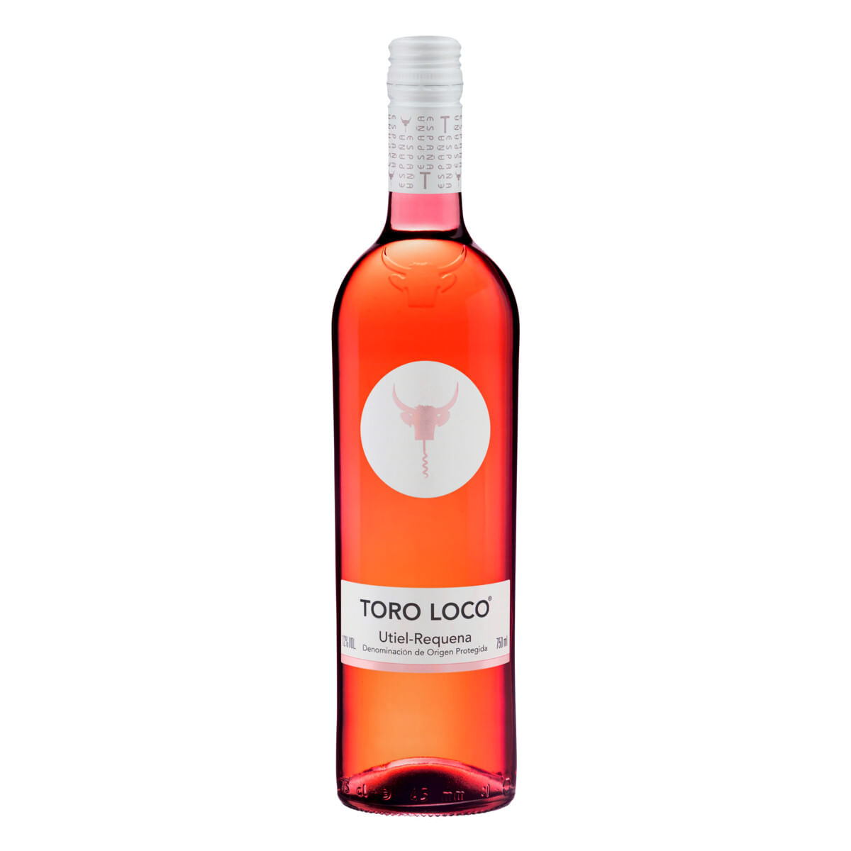 Vinho Espanhol Rosé Seco Toro Loco Bobal Utiel-Requena Garrafa 750 ml