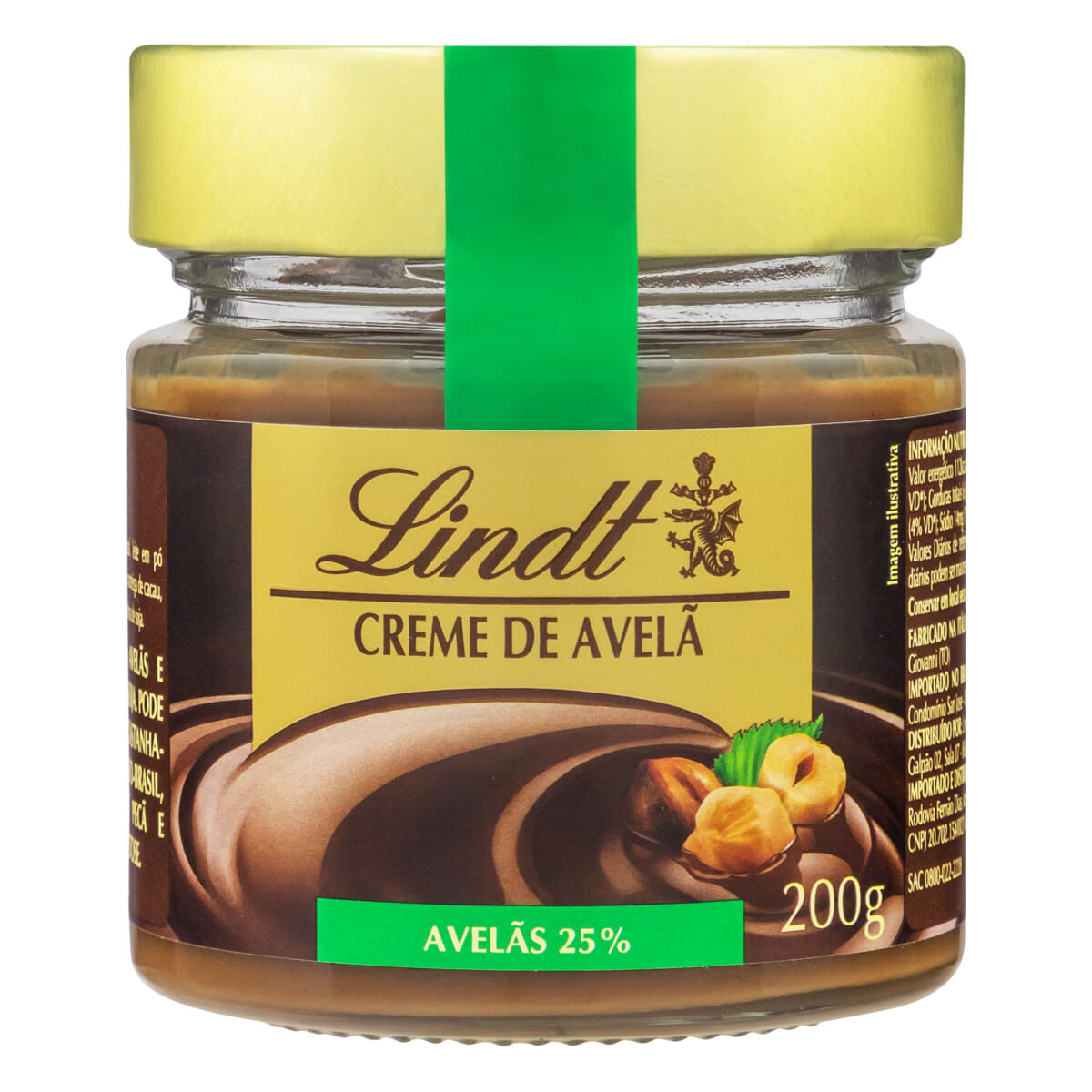 Creme de Avelã Lindt 200 g