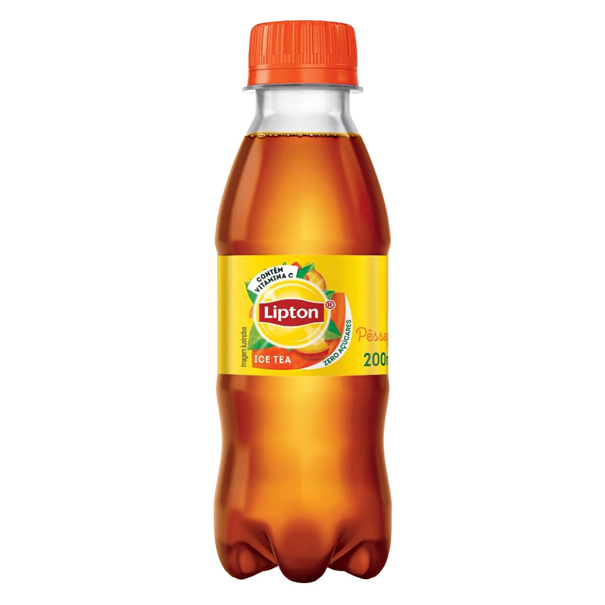 Chá Ice Tea Pêssego Zero Açúcar Lipton Garrafa 200 ml