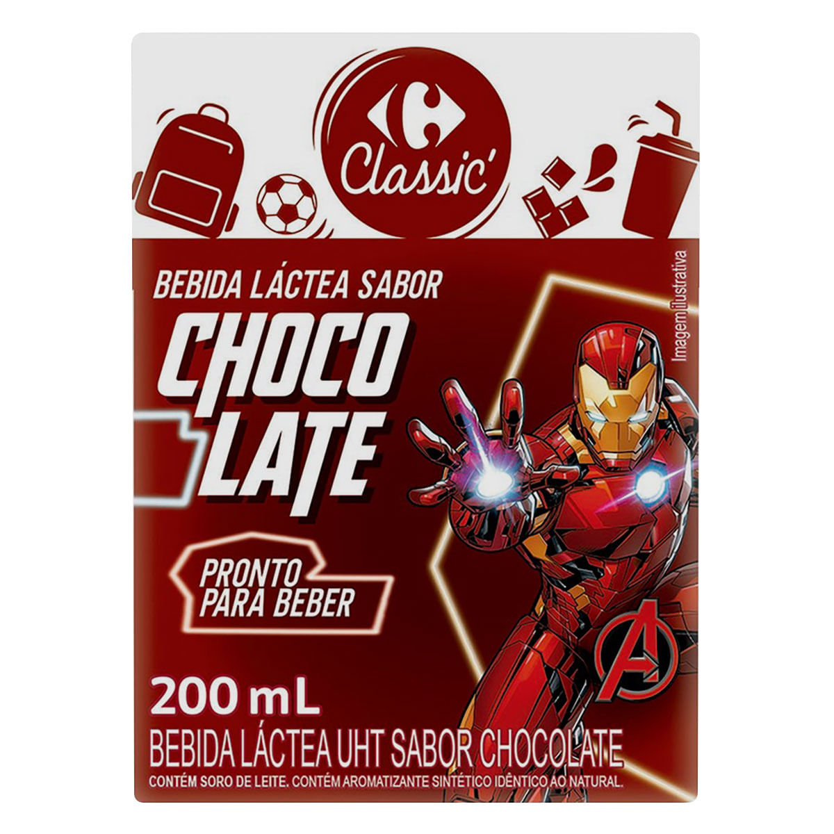 Achocolatado Carrefour Classic Tetra Pack 200 ml