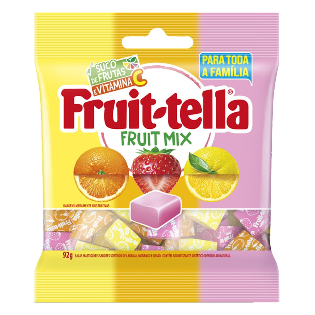 Bala Sortidas Fruit-Tella 92 g