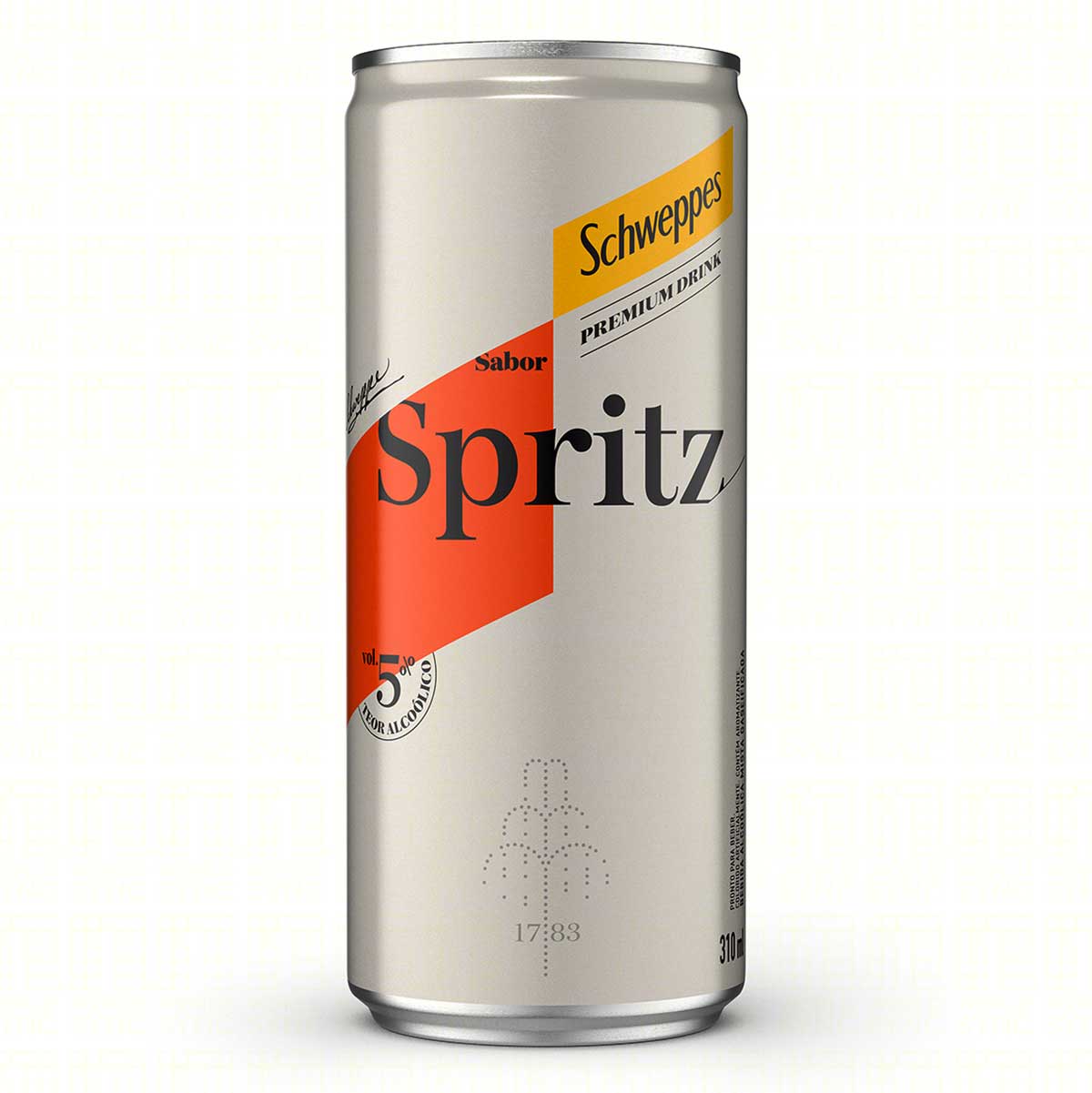 Bebida Mista Alcoólica Gaseificada Spritz Schweppes Premium Drink Lata 310 ml