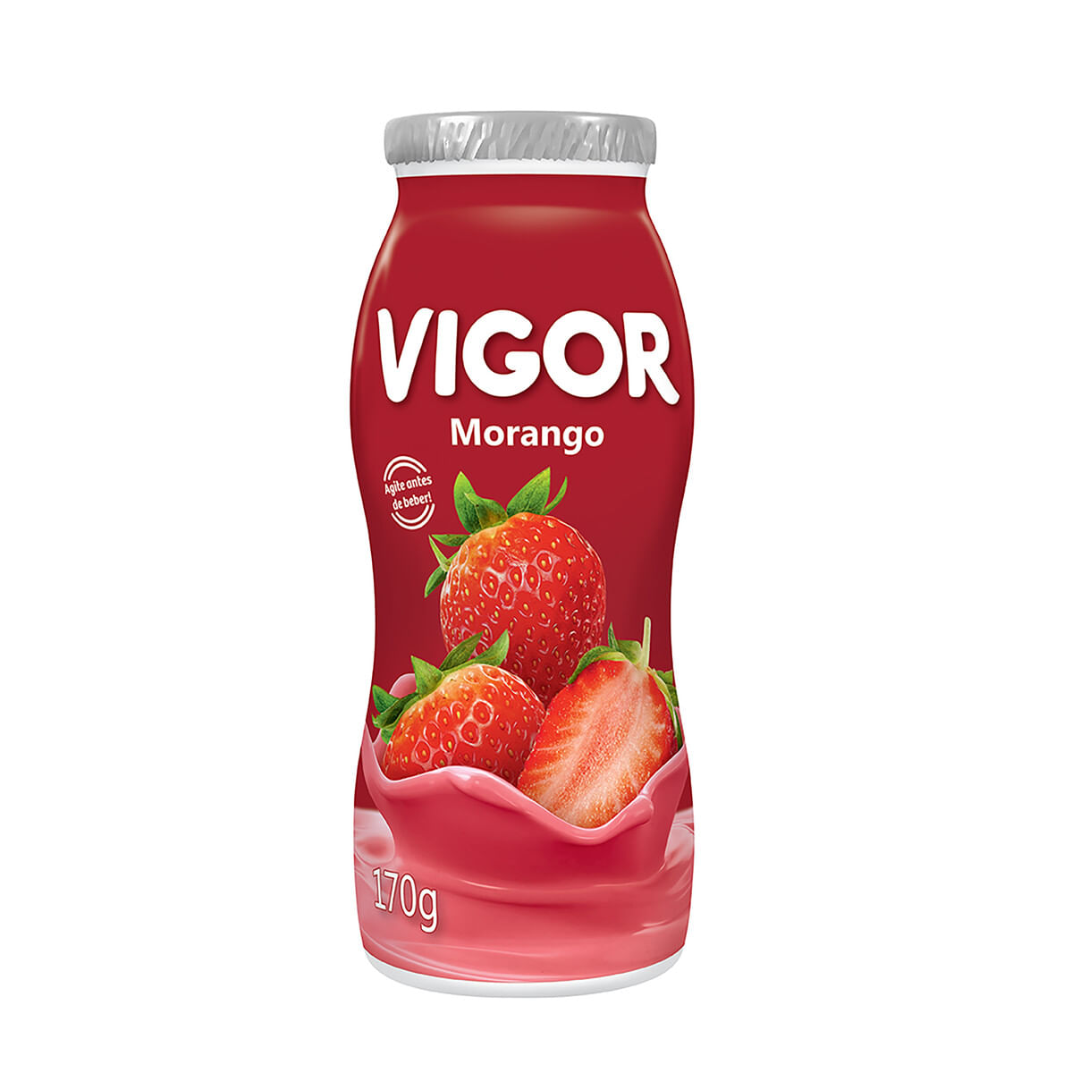 Iogurte Morango Vigor Frasco 170 g