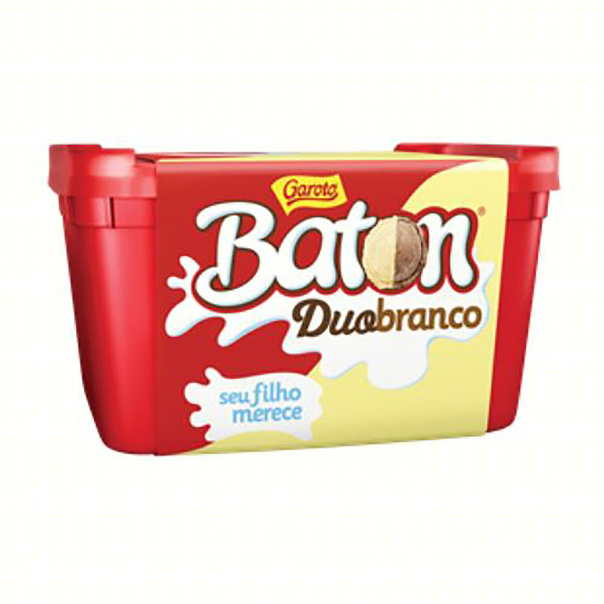 Sorvete Baton Duobranco Garoto Pote 1 L