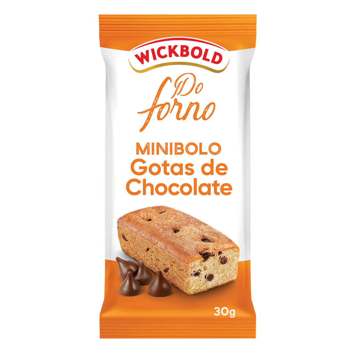 Mini Bolo Do Forno Wickbold Gota Chocolate 30 g