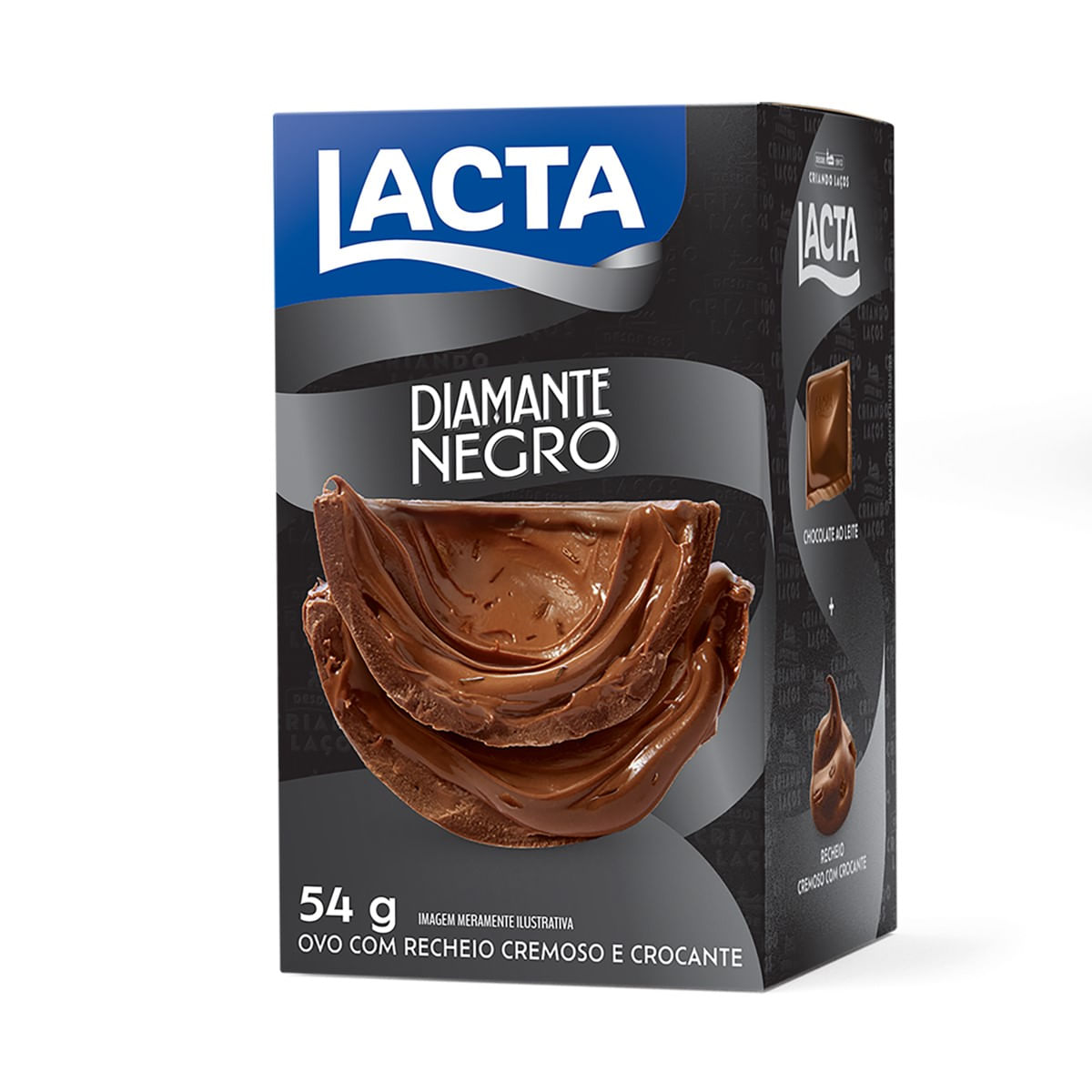 Ovo de Chocolate ao Leite Diamante Negro Lacta 54 g