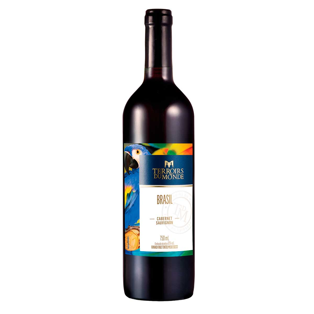 Vinho Tinto Meio Seco Terroirs Du Monde Cabernet Sauvignon 750ml