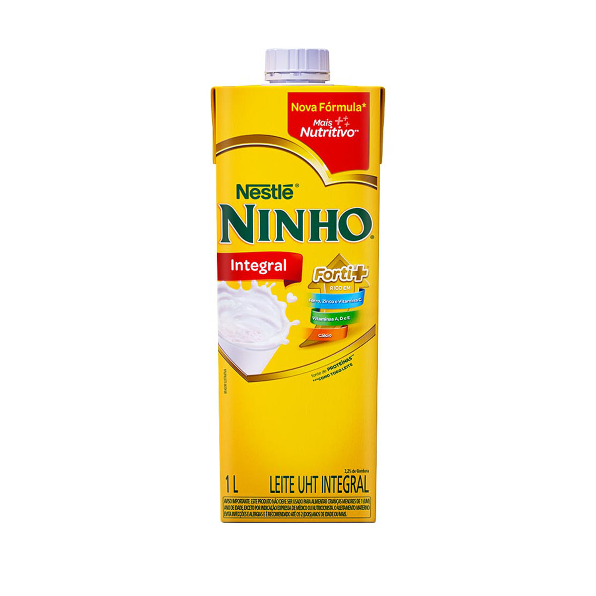 Leite Integral UHT Tipo A Nestlé Ninho 1 Litro