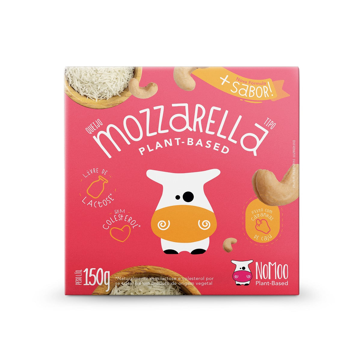 Queijo Mozzarella Vegano Nomoo 150 g